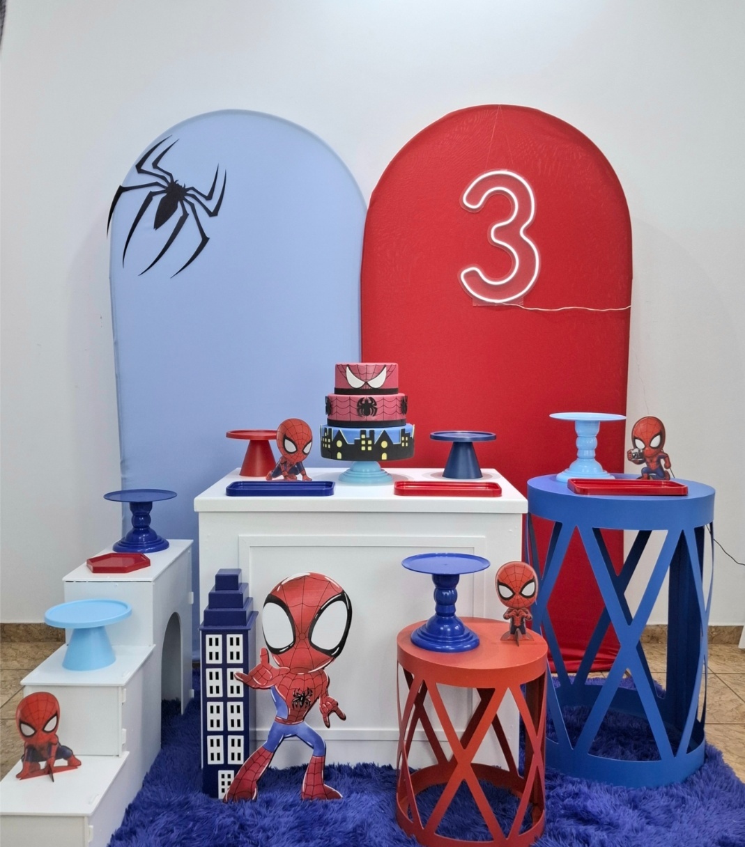Homem Aranha Baby - alegria em festa