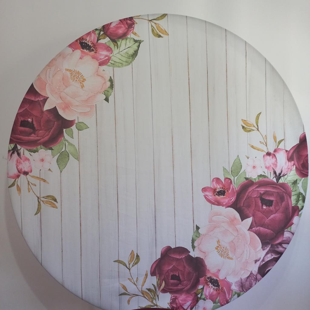 Painel Floral Marsala - alegria em festa