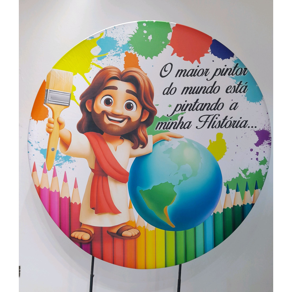 Painel O Maior Pintor Do Mundo - alegria em festa