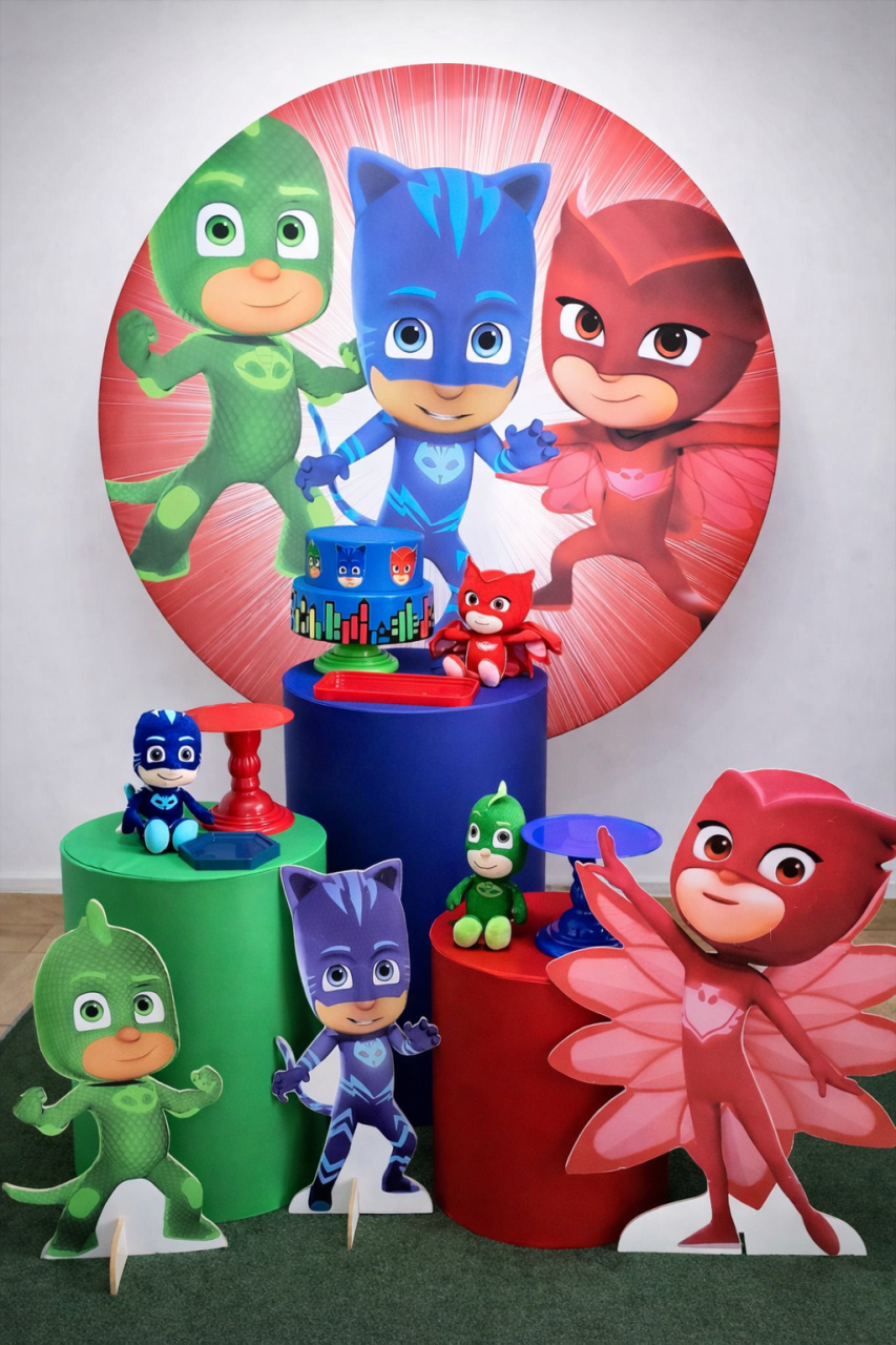 Kit Pj Mask - alegria em festa