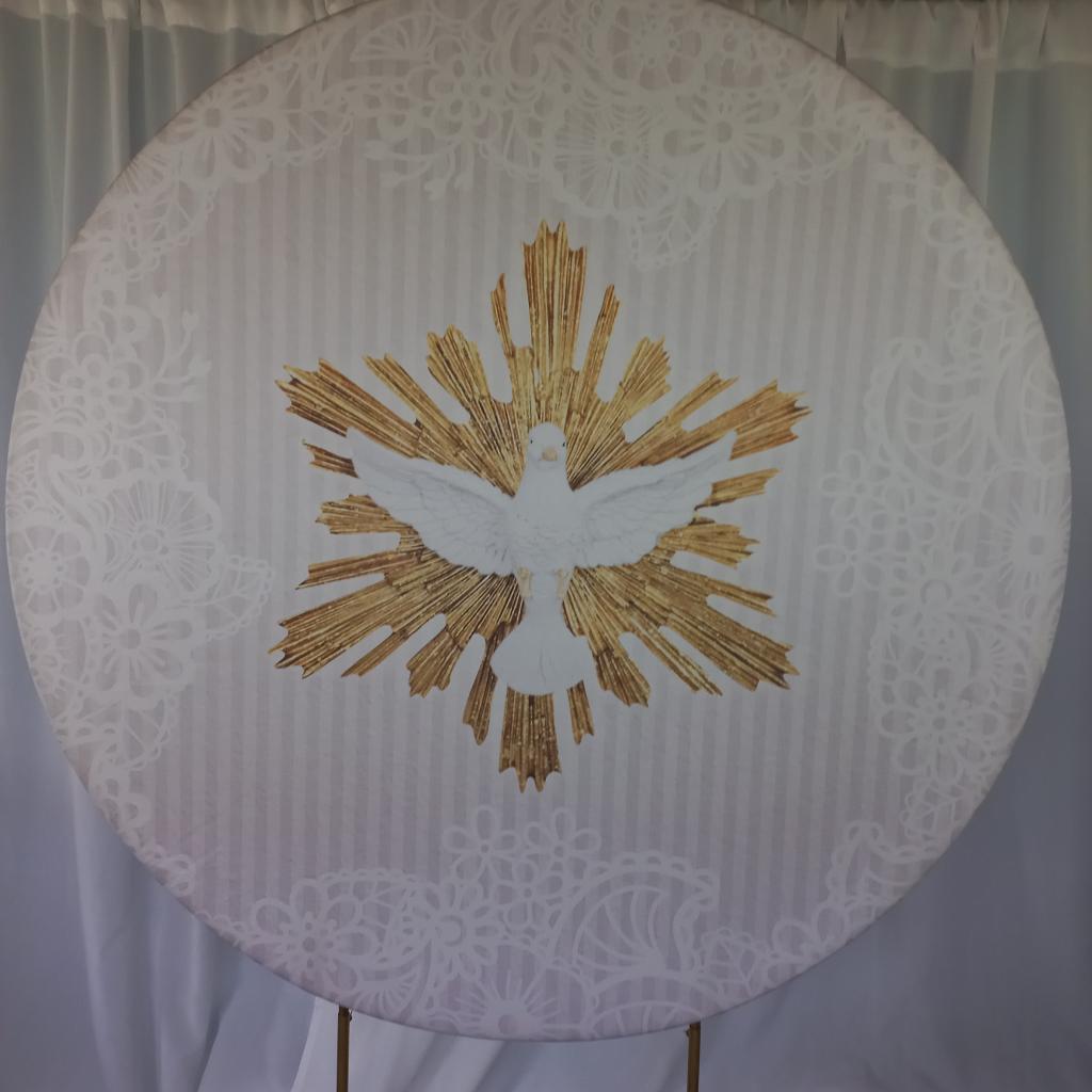 Painel Batizado Espírito Santo - alegria em festa