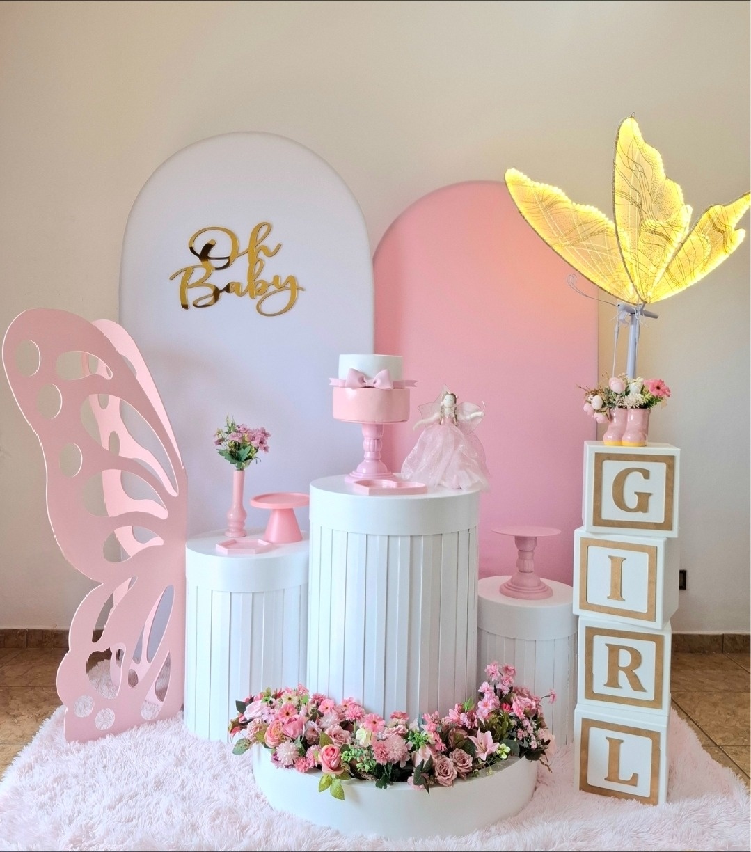 Cha de Bebe Menina 1 - alegria em festa