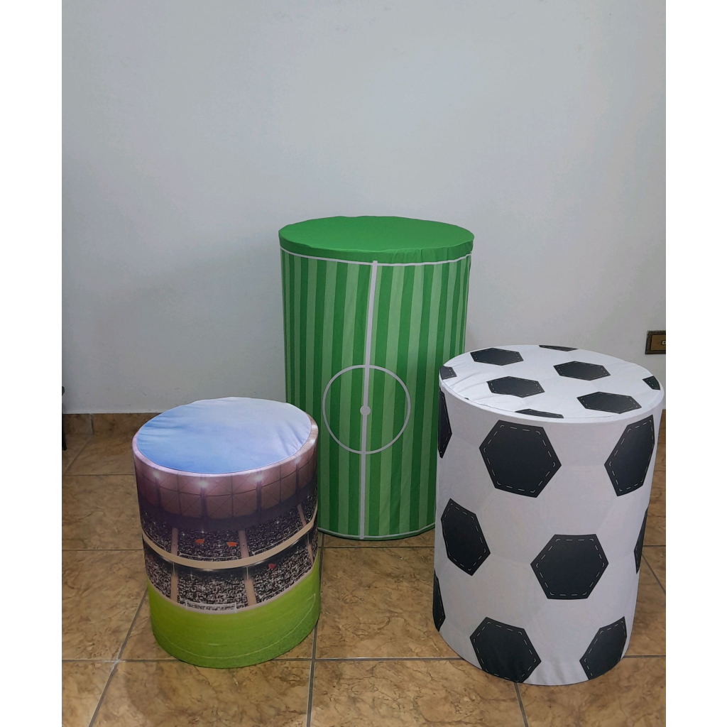 Capas Sublimadas Futebol - alegria em festa