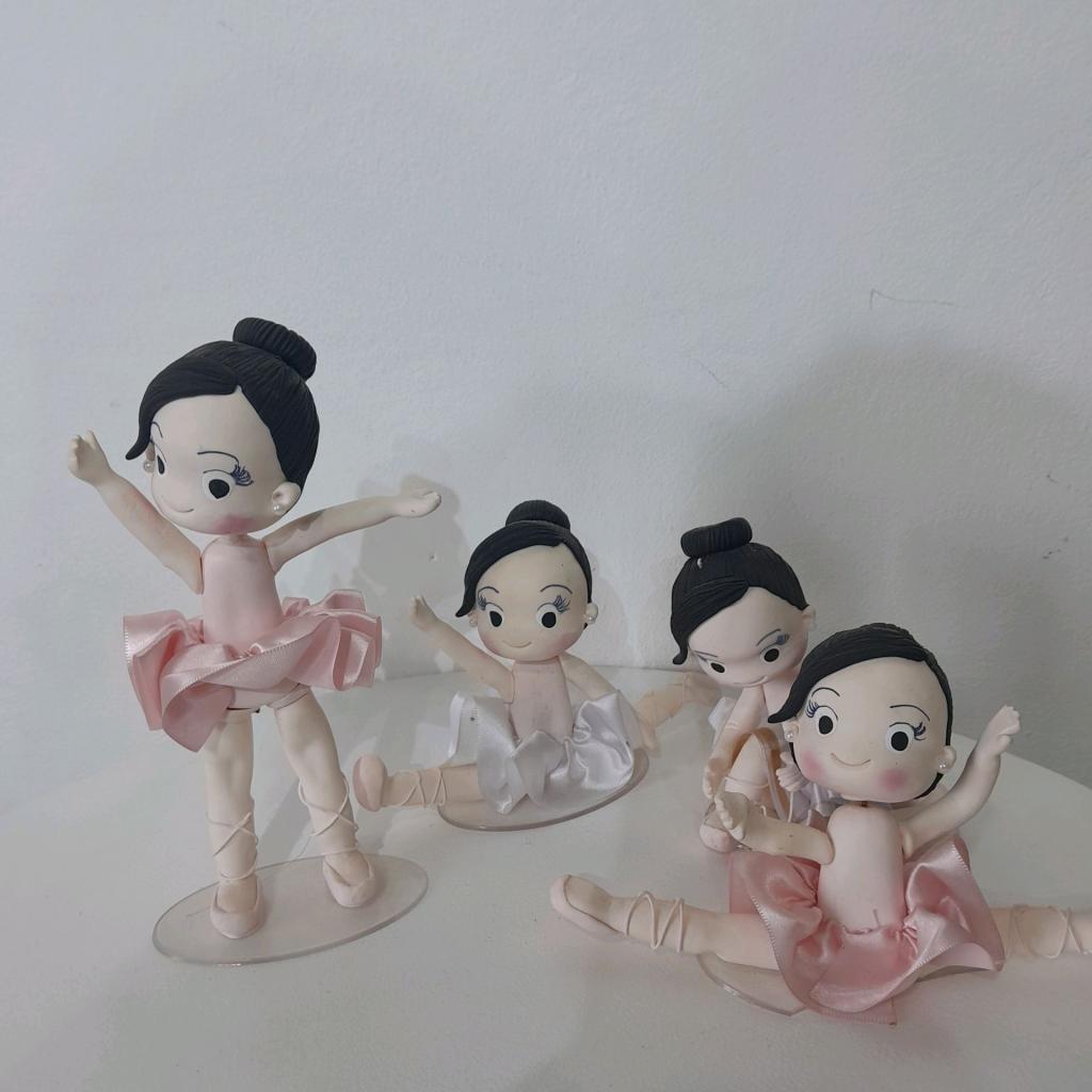 Kit Bailarina de Biscuit - alegria em festa