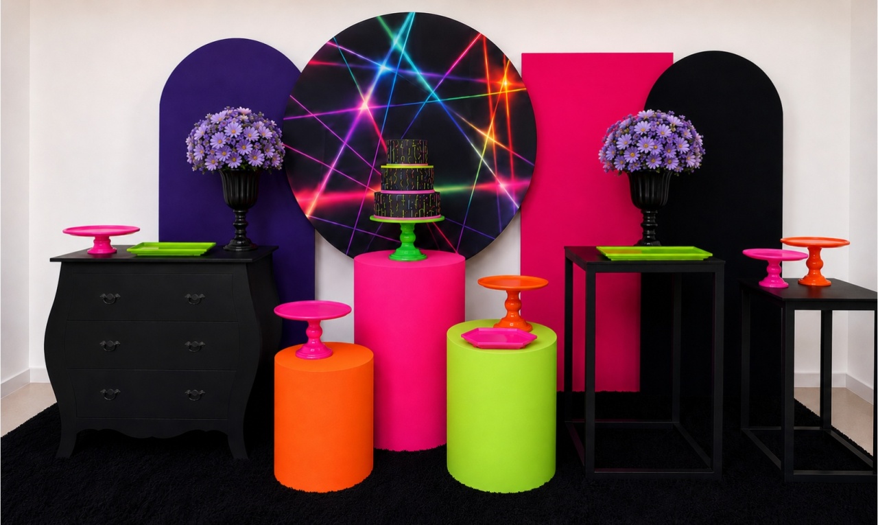 Neon Mod 3 - alegria em festa
