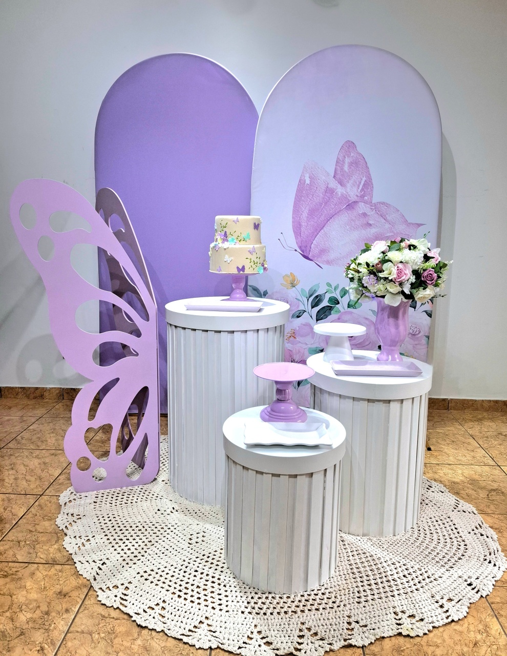 Borboleta Lilas # - alegria em festa