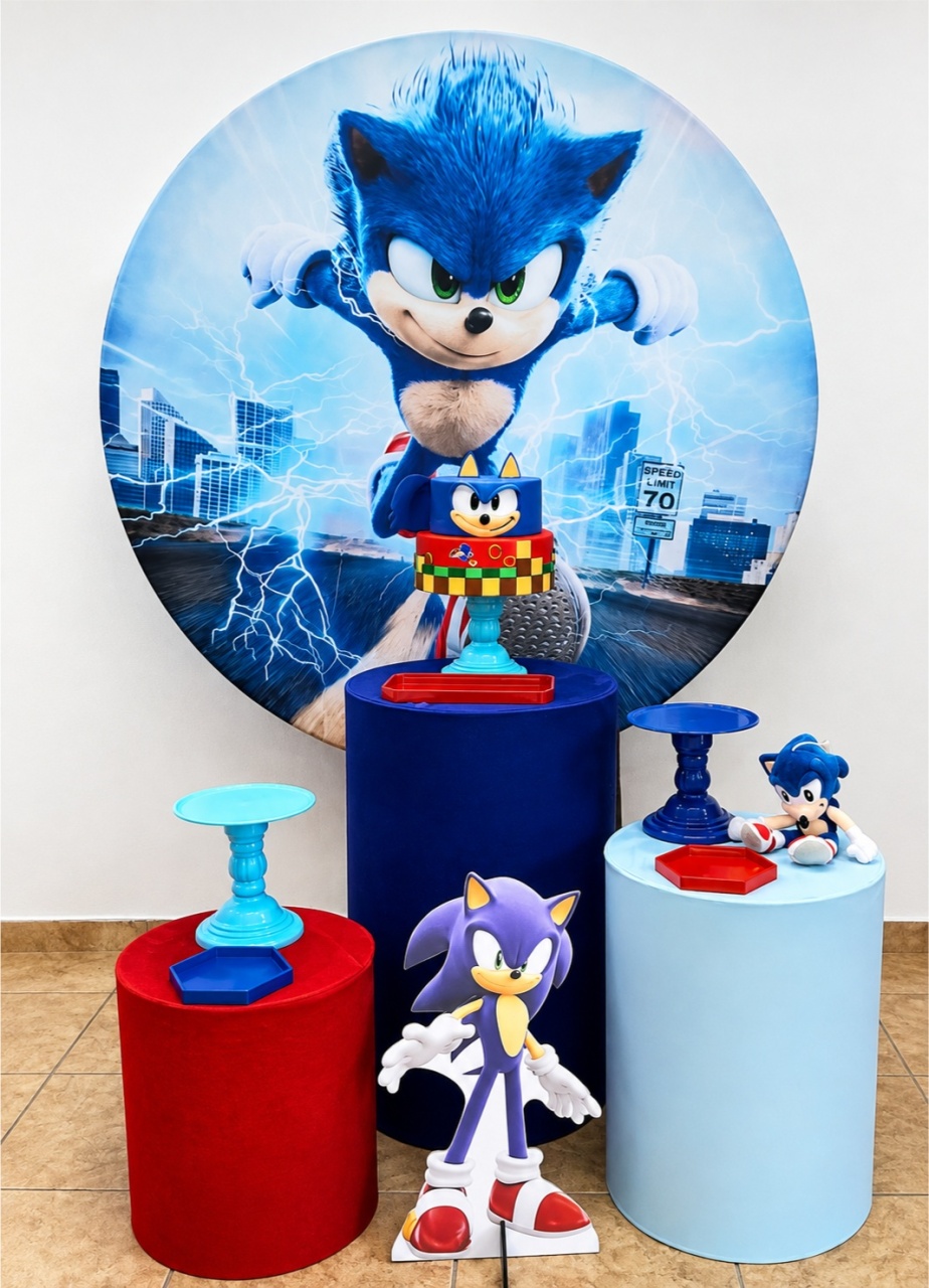 Kit Sonic Mod 1 - alegria em festa