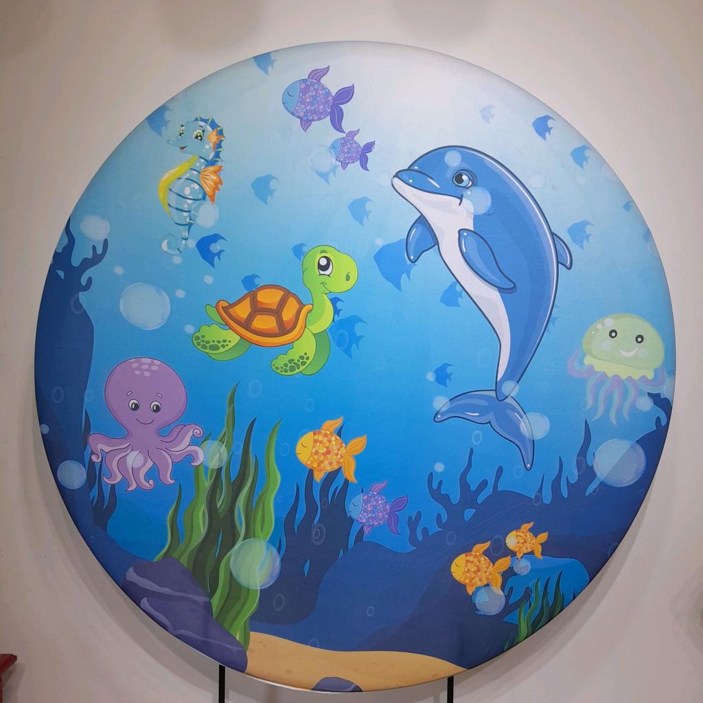 Painel Fundo Do Mar - alegria em festa