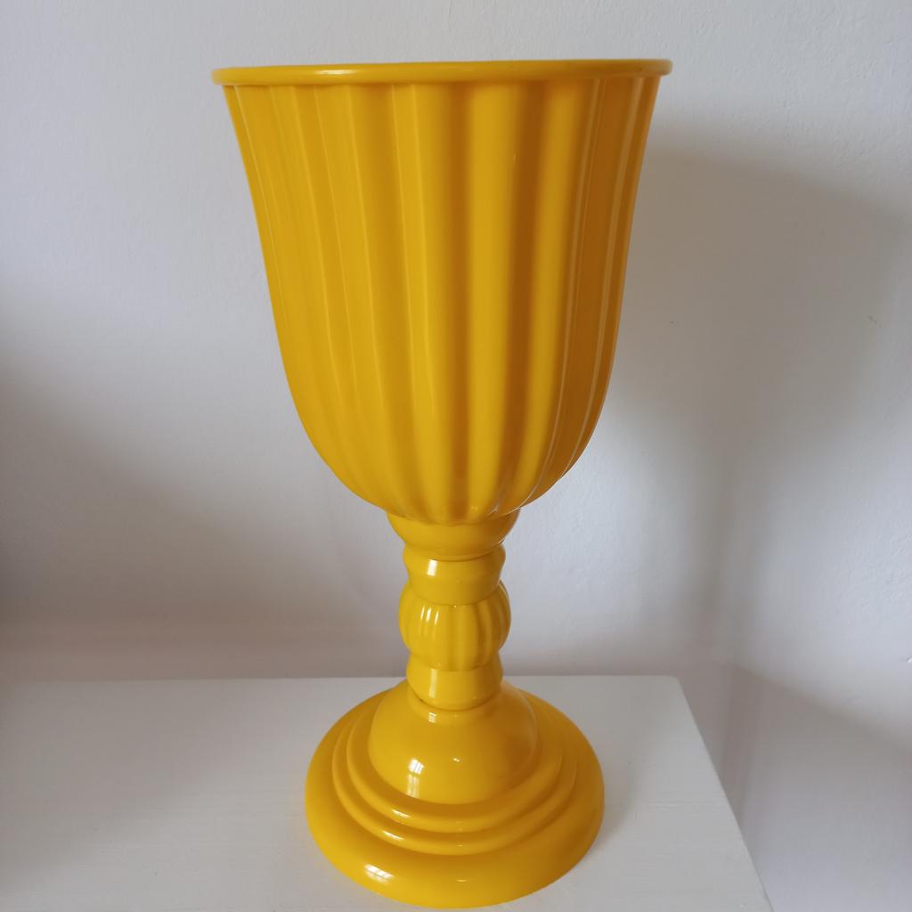 Vaso Dubai Grande Amarelo - Amarelo - alegria em festa