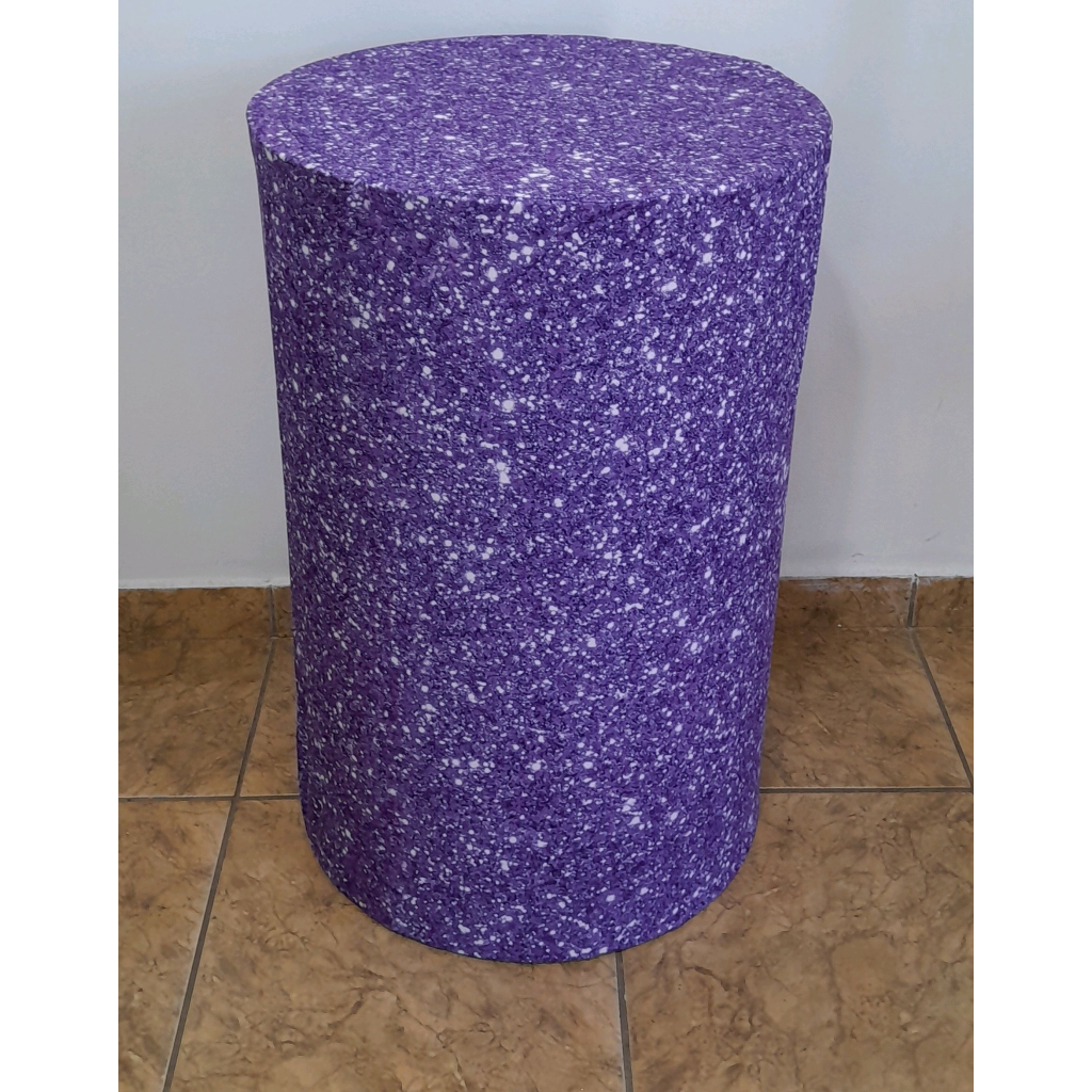 Capa  Cilindro Roxa G Sublimada Gliter - Roxo - alegria em festa