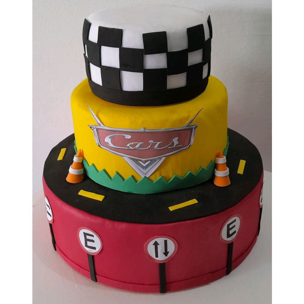 Bolo Carros - alegria em festa