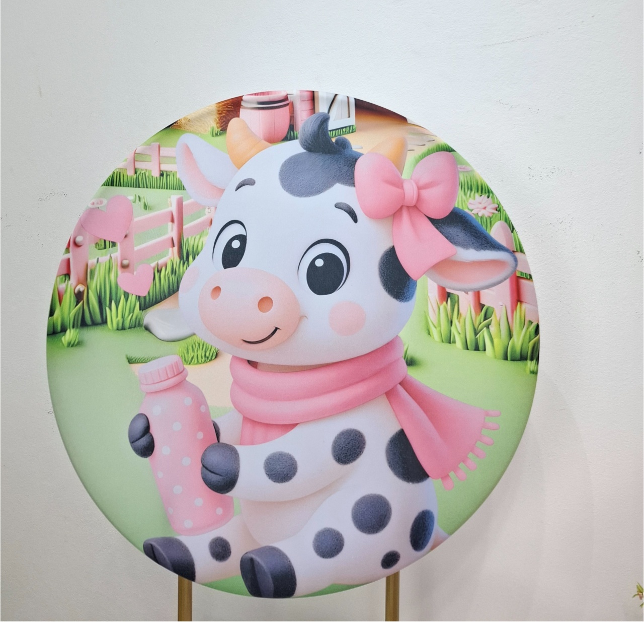 Mini Painel Vaca - alegria em festa
