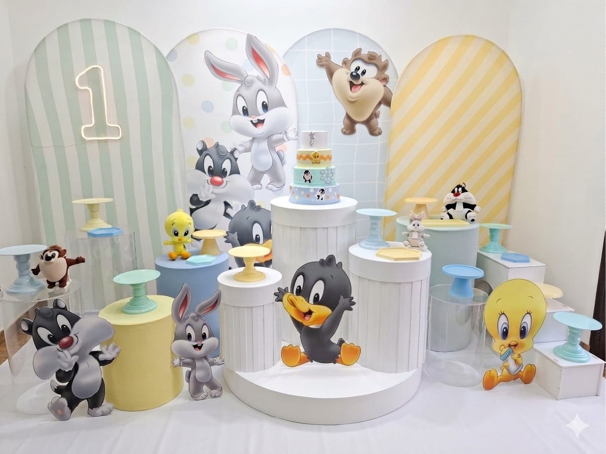  Kit Looney Tunes 3 - alegria em festa