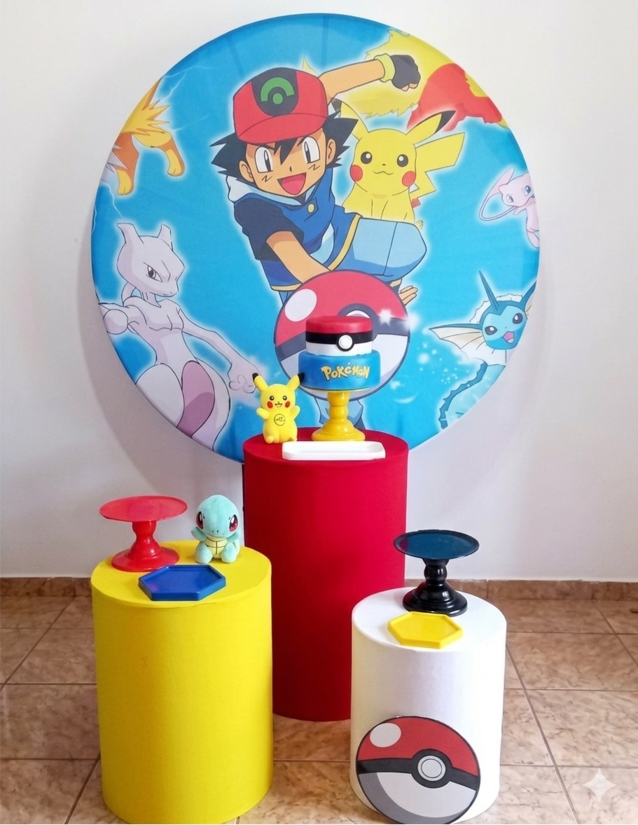 Kit Pokemon - alegria em festa