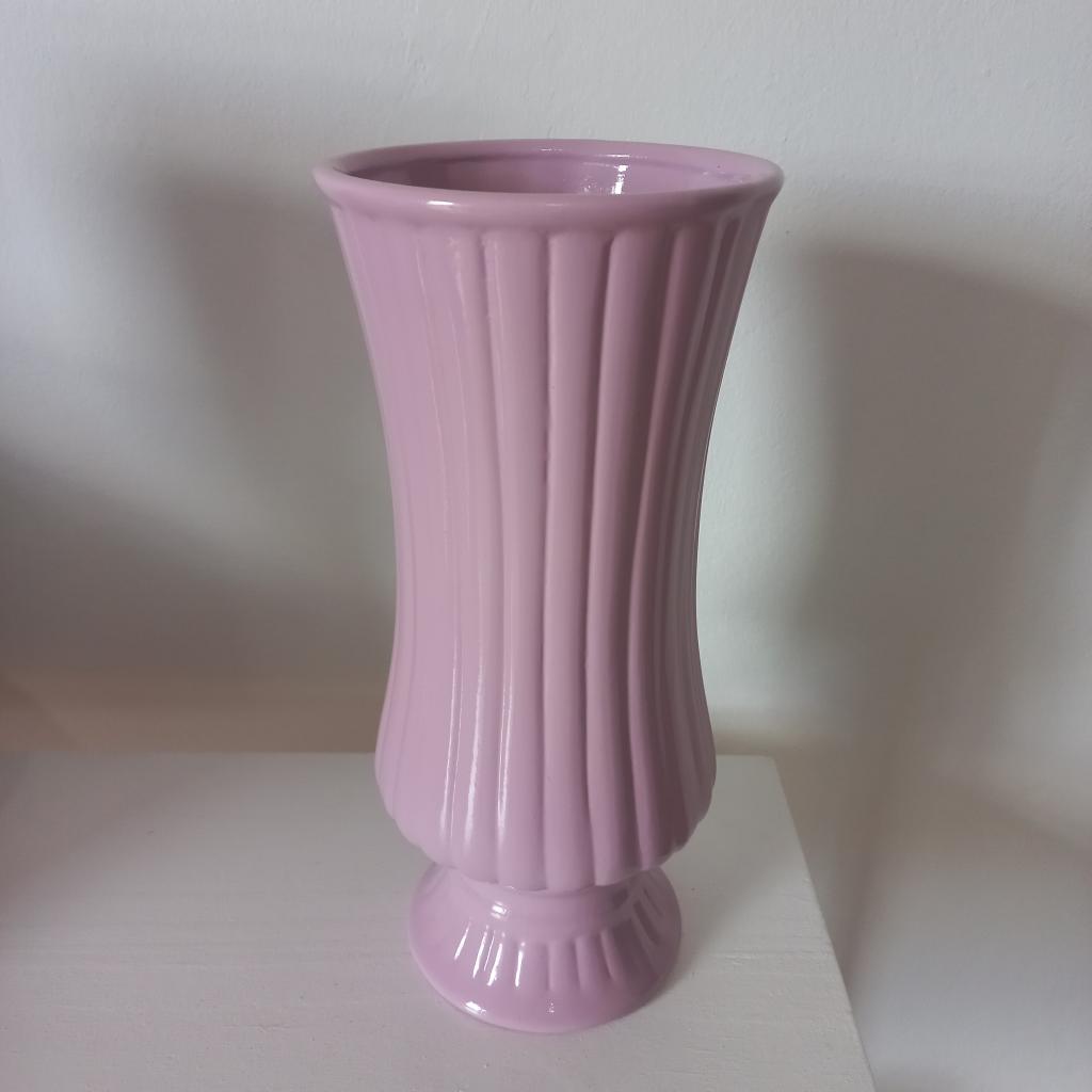 Vaso Lilas Ceramica - alegria em festa