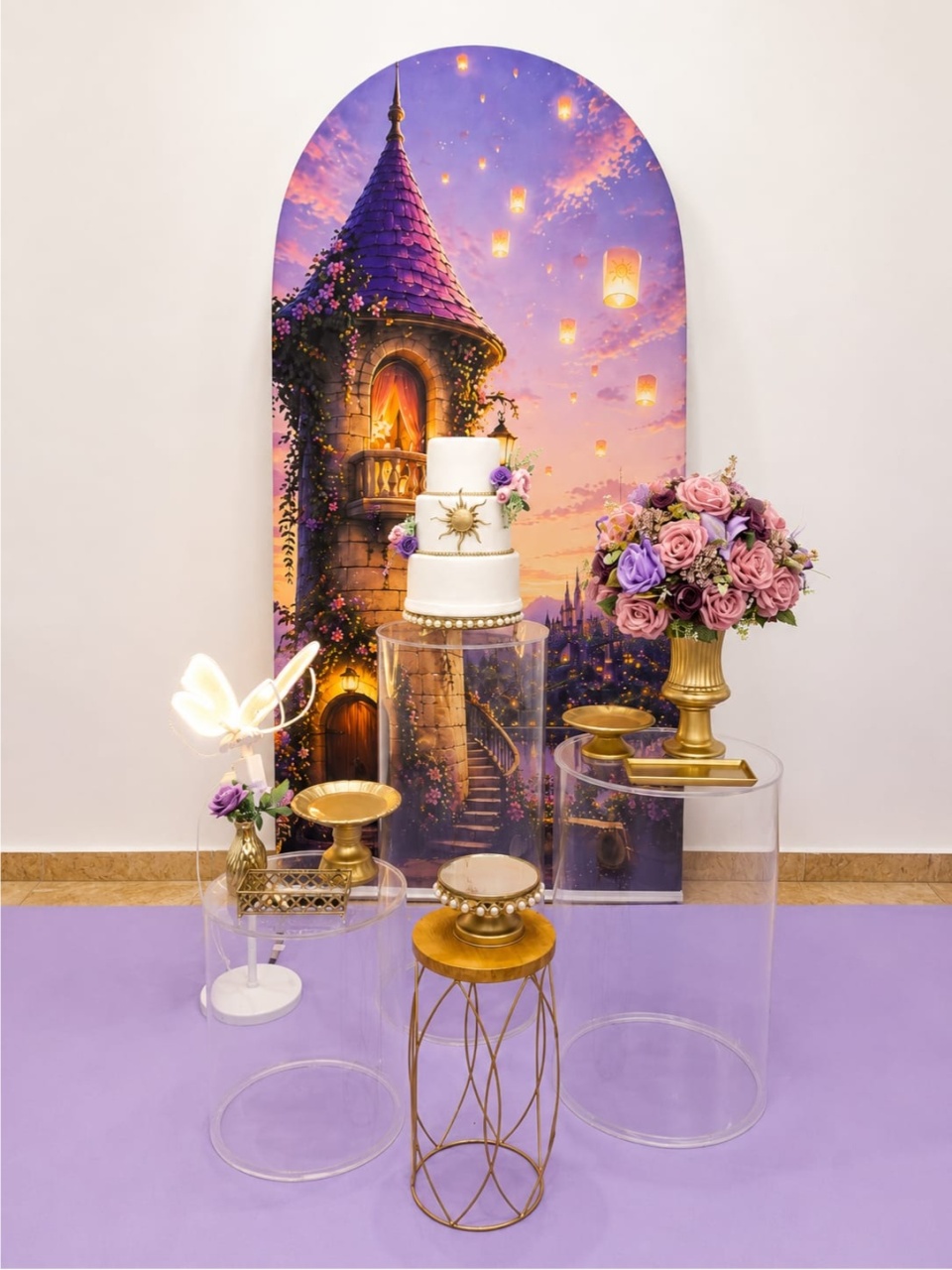 Rapunzel / 15 Anos Mod 3 - alegria em festa