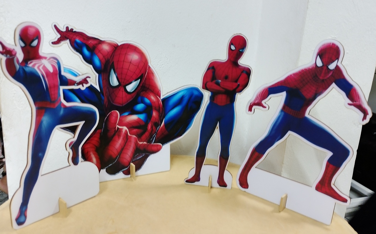 Kit Display Homem Aranha  - Festejar Locações
