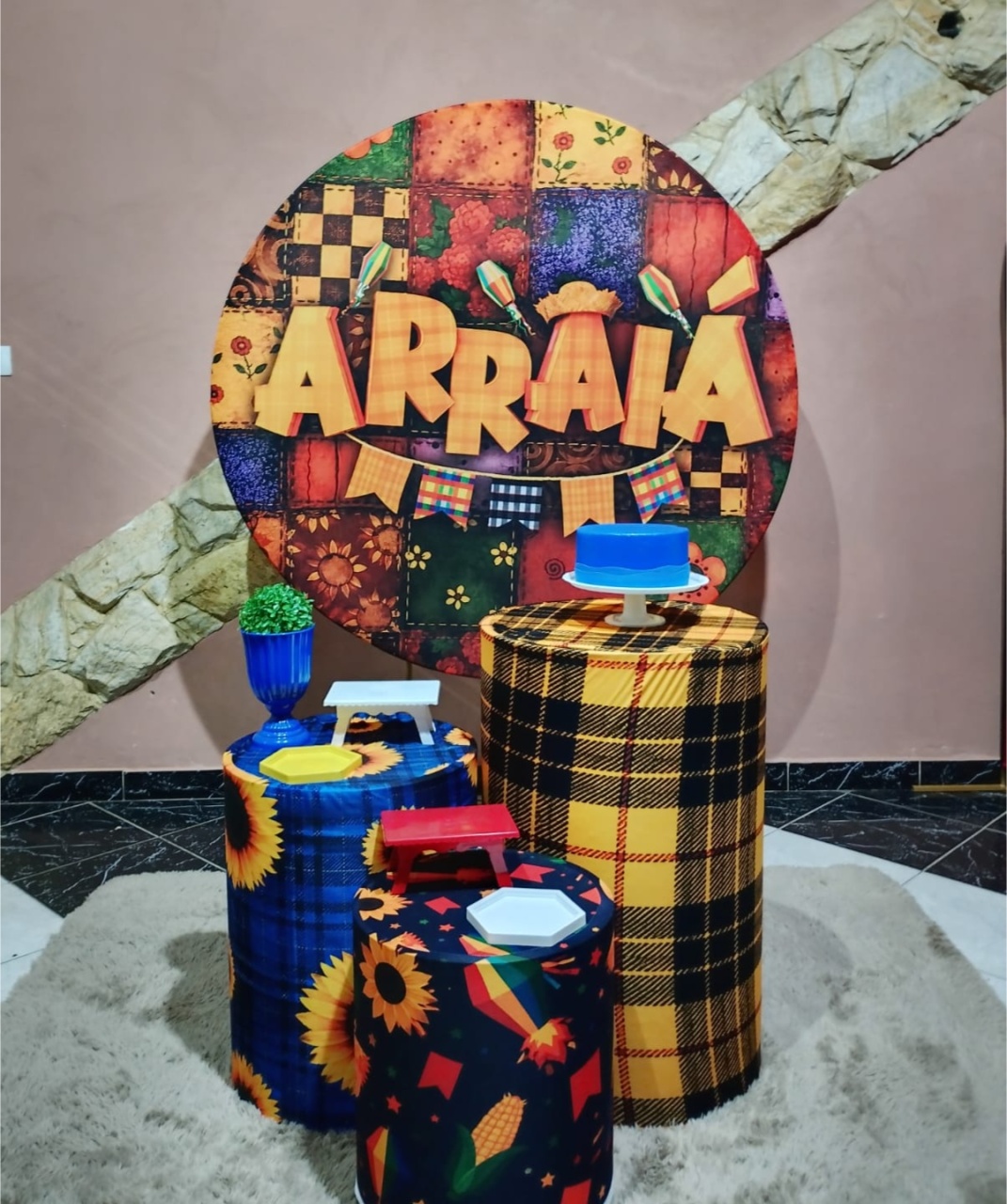 Kit Arraiá - Prata - Festejar Locações