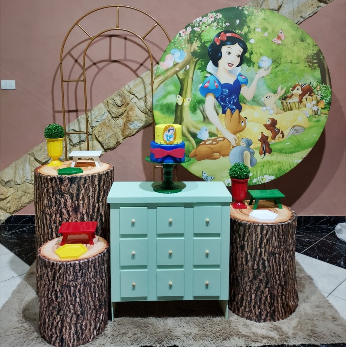 Kit Branca de Neve - Diamante - Festejar Locações