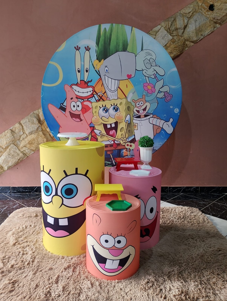 Kit Bob Esponja - Festejar Locações