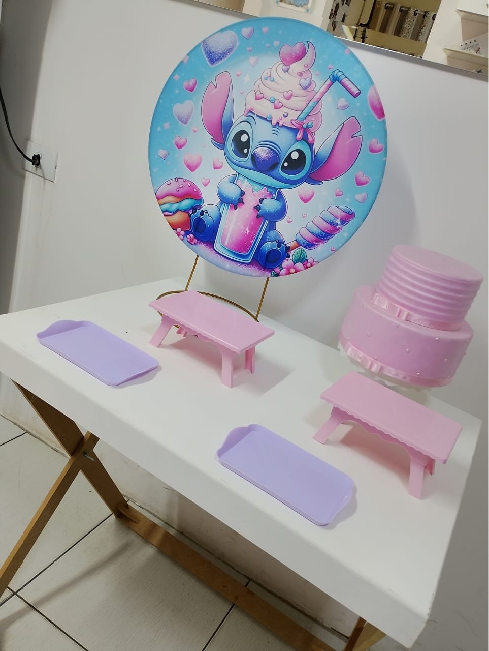 Festa Na Mesa Stitch Confeiteiro  - Festejar Locações