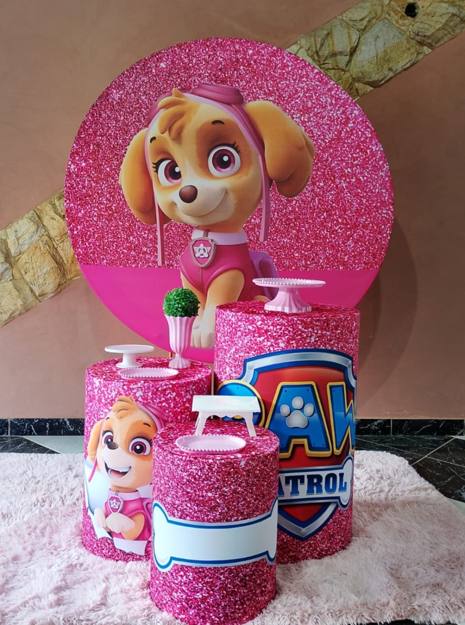 Kit Sky Patrulha Canina - Prata - Festejar Locações