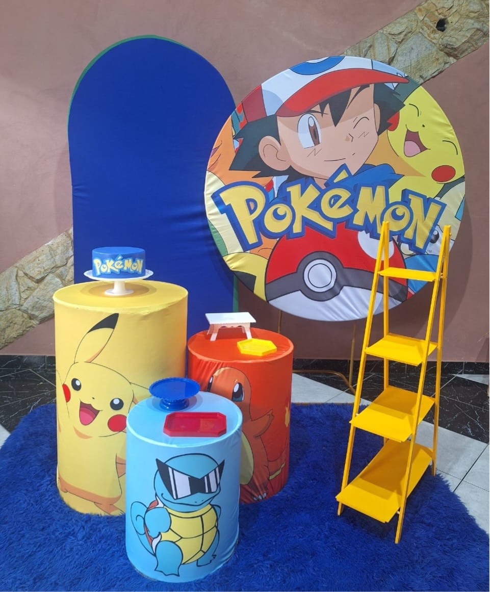 Kit Pokemon - Ouro - Festejar Locações