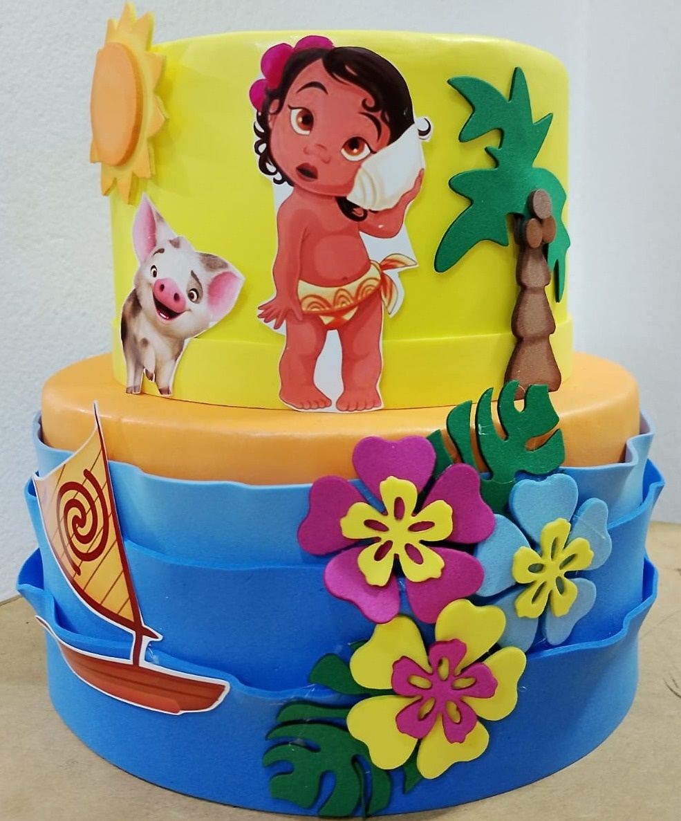 Bolo Moana Baby - Festejar Locações