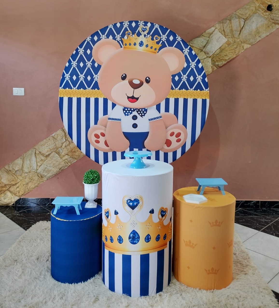 Kit Príncipe Urso - Festejar Locações