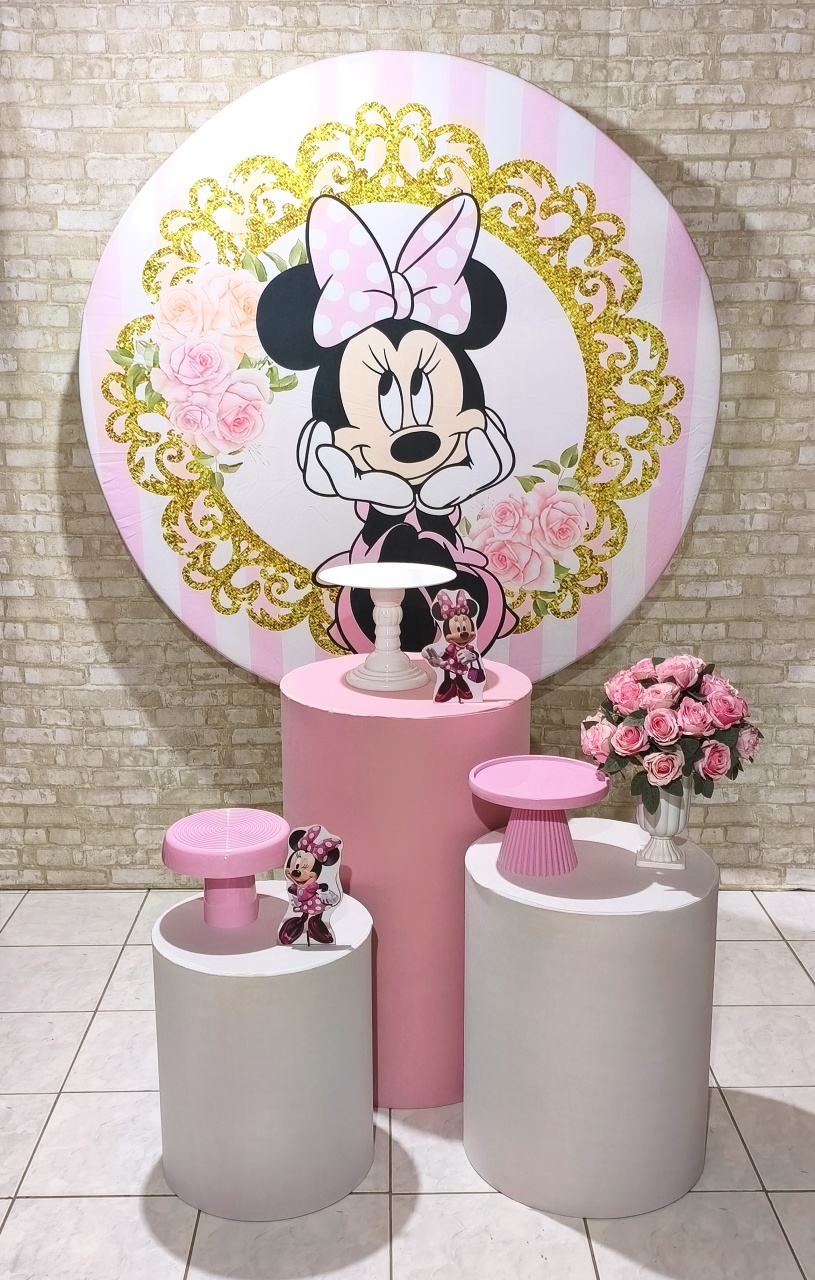 Minnie Rosa Kit Econômico - Lirou, Yalou & Jack - Decorações 