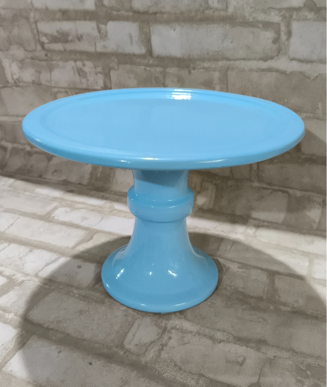 Boleira Cerâmica Berlim Azul Candy - Lirou, Yalou & Jack - Decorações 
