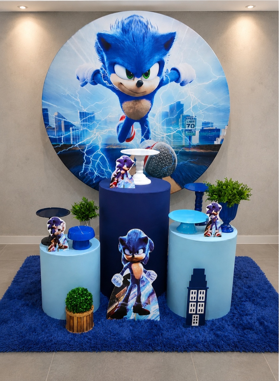 Sonic Kit Lirou - Lirou, Yalou & Jack - Decorações 