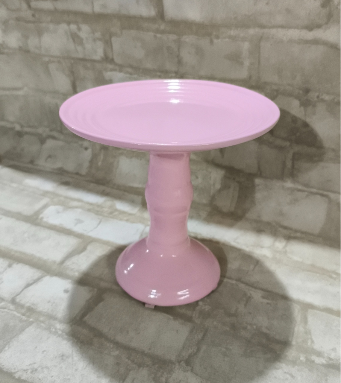 Boleira Cerâmica Romana Rosa Candy - Lirou, Yalou & Jack - Decorações 