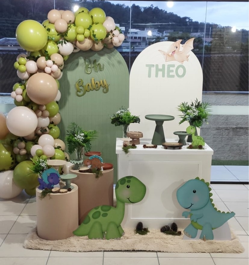 Dino Baby (C/Montagem) - Lirou, Yalou & Jack - Decorações 
