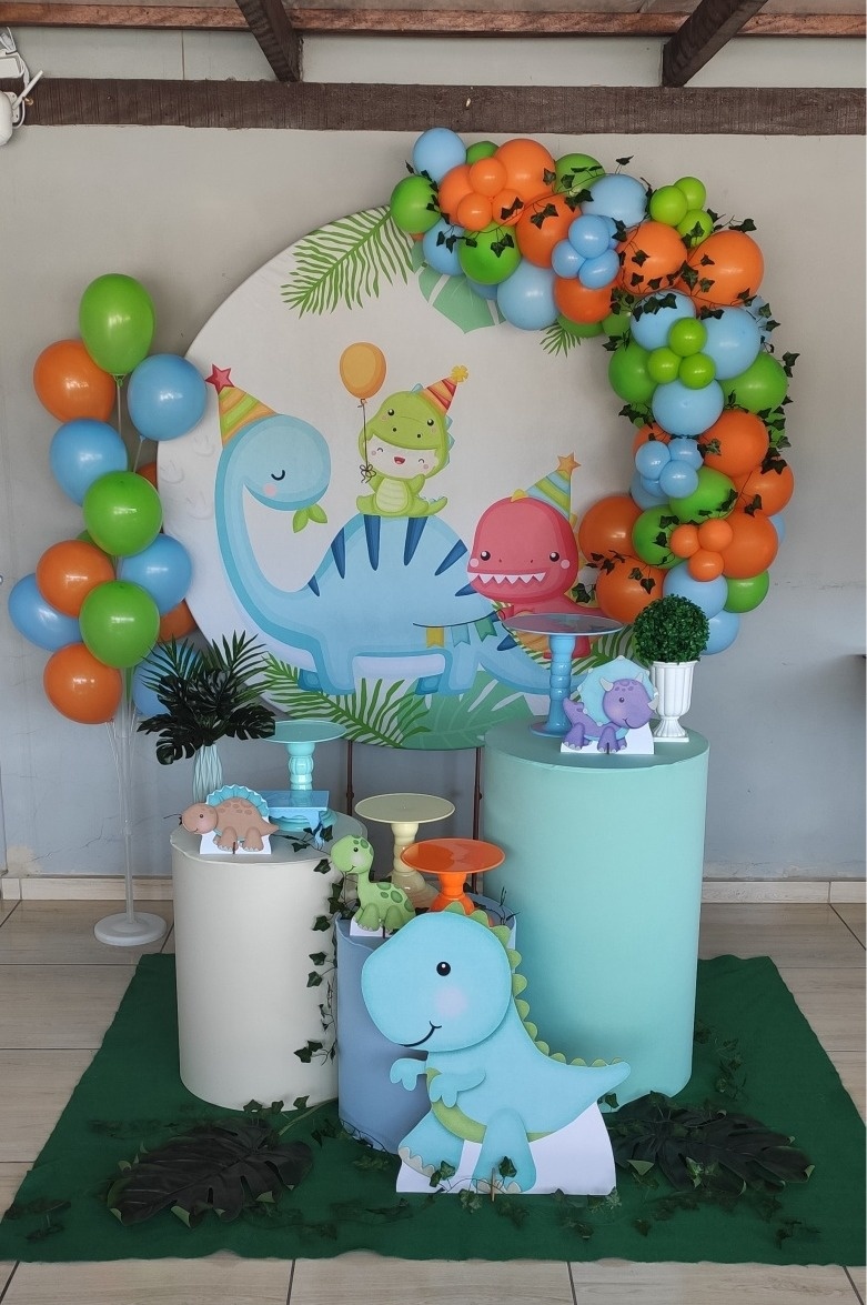 Dino Baby Kit Premium - Lirou, Yalou & Jack - Decorações 