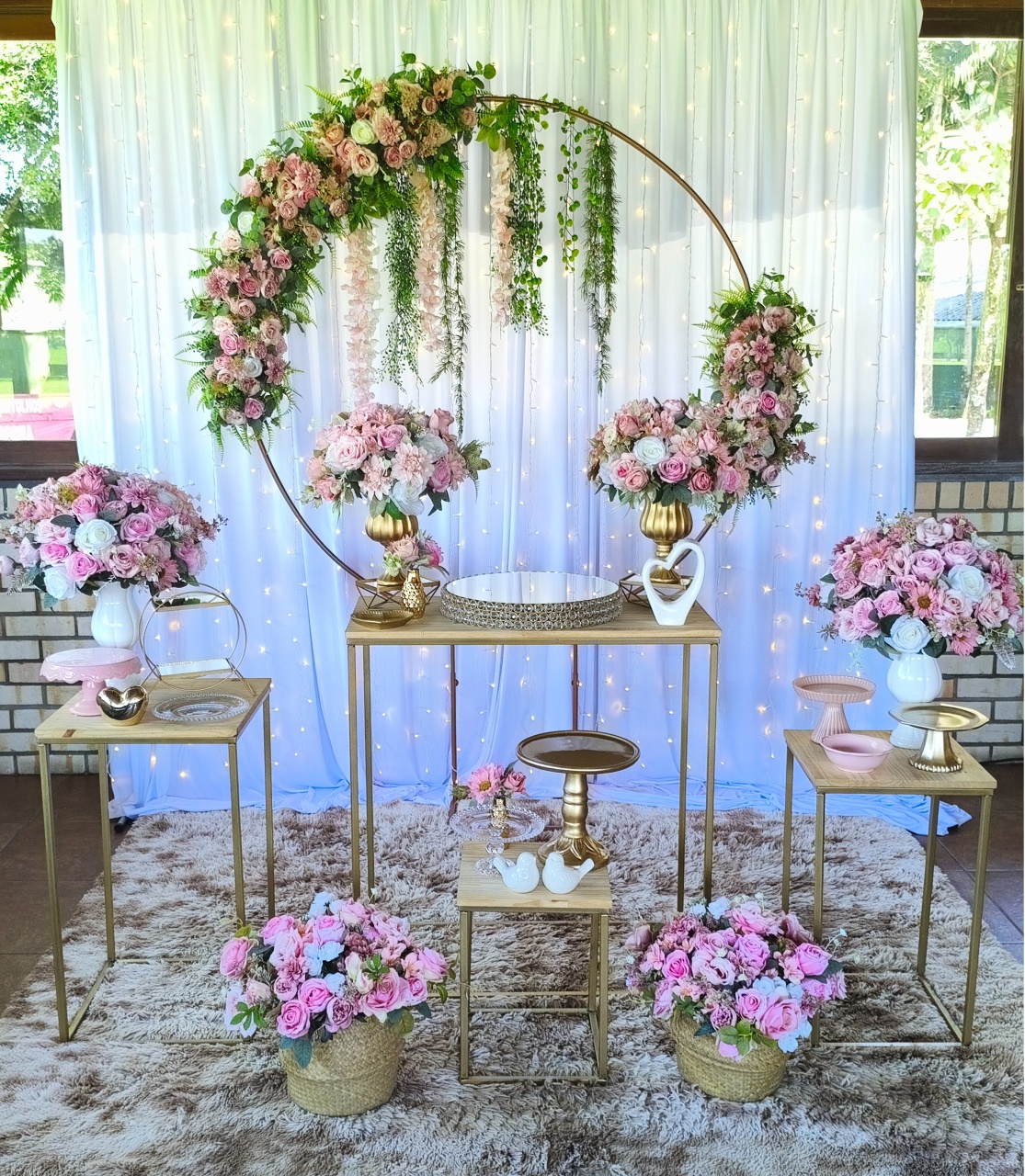 Casamento Rose (C/Montagem) - Lirou, Yalou & Jack - Decorações 
