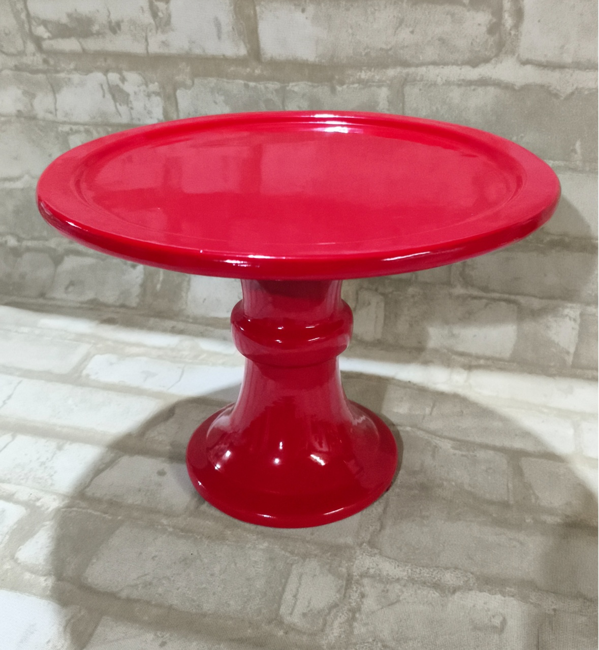 Boleira Cerâmica Berlim Vermelho - Lirou, Yalou & Jack - Decorações 
