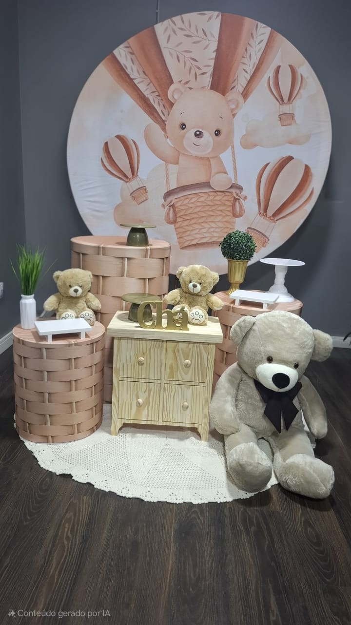 Urso Baloeiro Bege Plus 2 - Mundo da imaginação