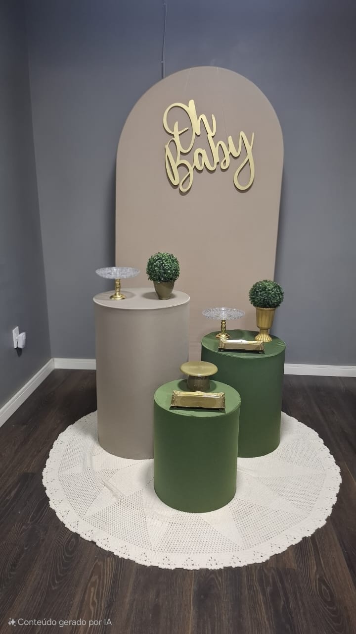 Oh Baby Bege E Verde 1 - Mundo da imaginação