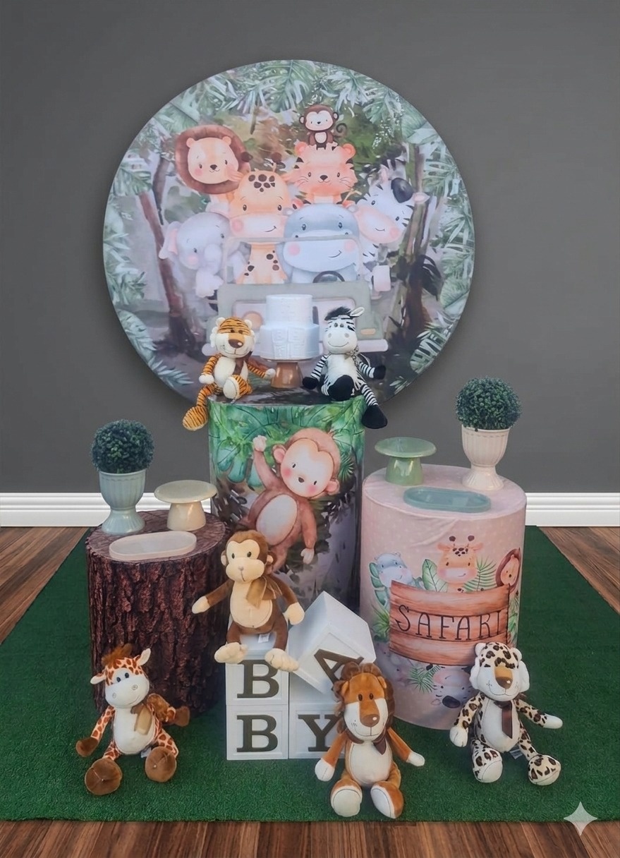 Chá de Bebê Safari 1 - Mundo da imaginação