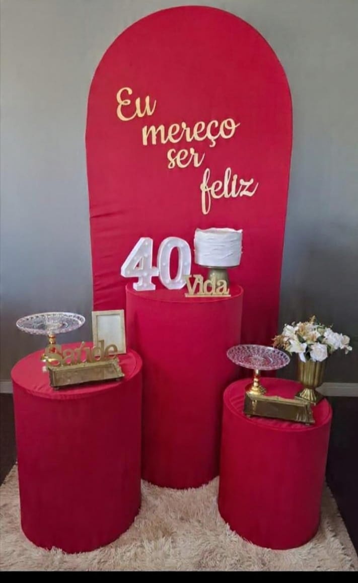 Romano Vermelho ( Eu Mereço Ser Feliz) E Dourado - Mundo da imaginação