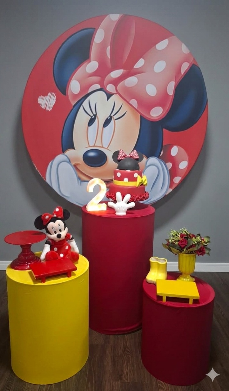 Minnie Vermelha Básica 1 - Mundo da imaginação
