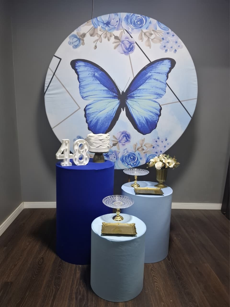 Borboleta Azul Básico 1 - Mundo da imaginação