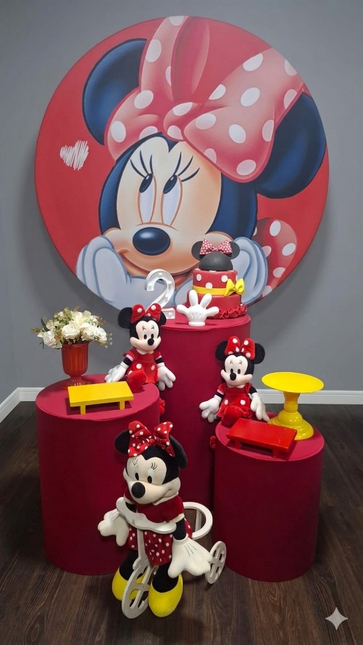 Minnie Vermelha Básica 2 - Mundo da imaginação