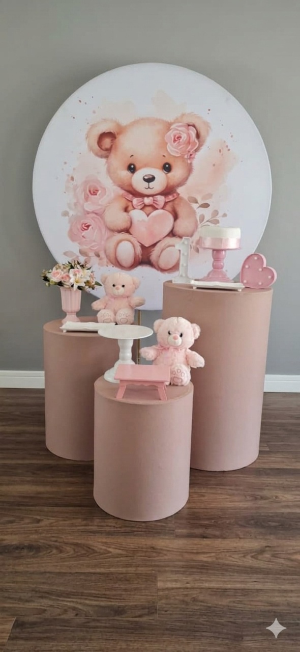 Ursa Rosa E Nude Com Ursos Rosa - Mundo da imaginação