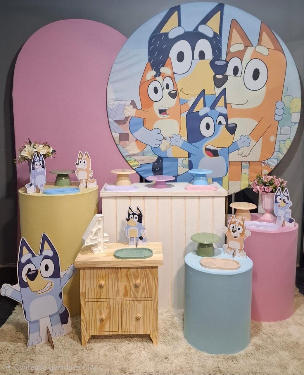 Bluey Premium Menina 1 - Mundo da imaginação