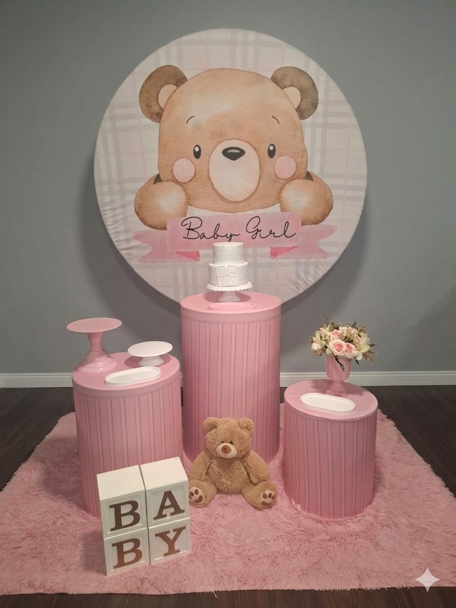 Chá Ursa Baby Girl - Mundo da imaginação