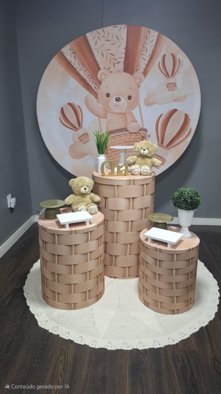 Urso Baloeiro Bege Básico 1 - Mundo da imaginação