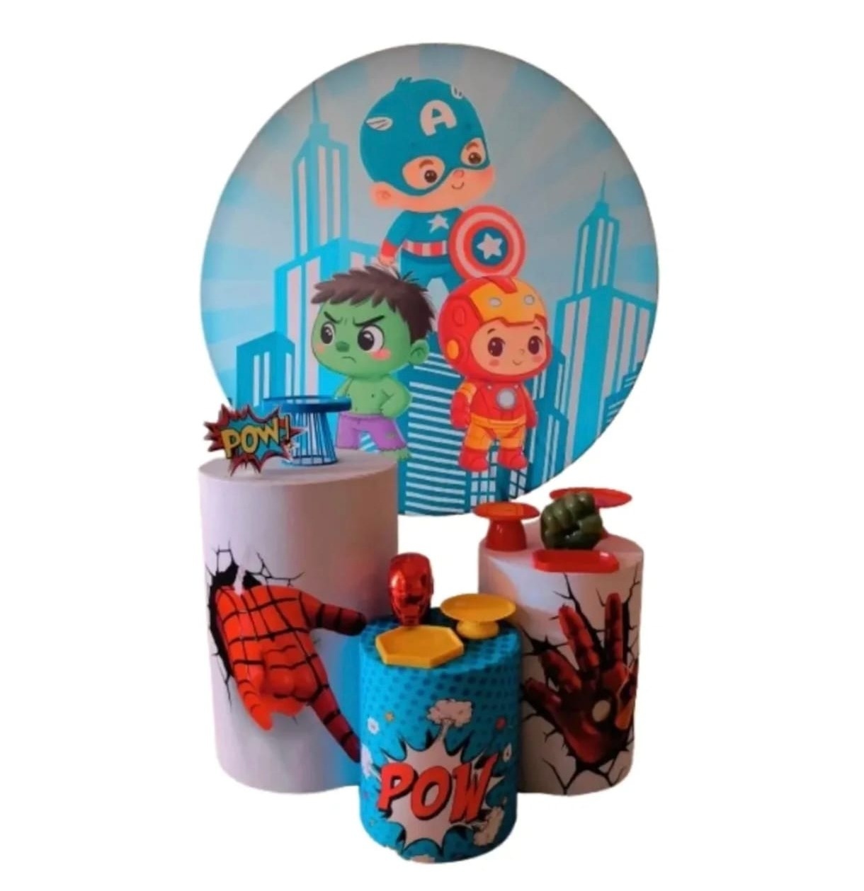 Kit Prático Padrão Menino (Super Heróis Baby) - BenLiz Loc e monte