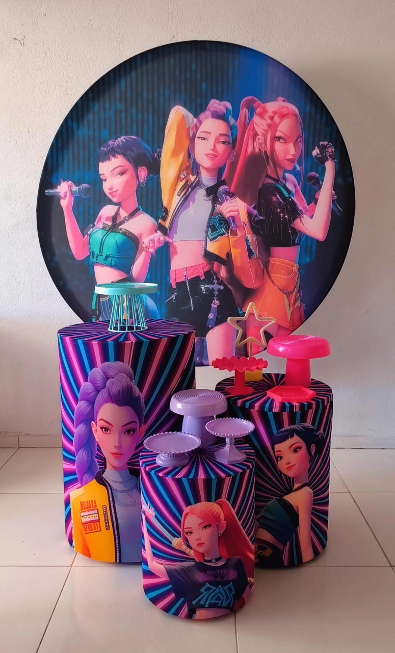 Kit Prático Padrão Menina (Guerreiras K-Pop) - BenLiz Loc e monte